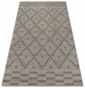 Koberec SOFT 8047  krém/svetlo hnedý
