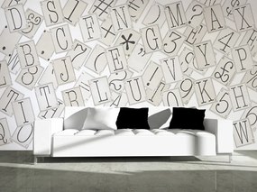 1Wall Kreatívna koláž na stenu 64 dielov 37,5 x 27,5cm Klasické písmo