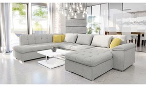 Rohová sedacia súprava Tony Bis Premium, Dostupné poťahy: Terra 06 + Terra 06 + Terra 10 ECO, Strana: Pravá - U