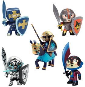 Balíček Arty Toys veľký – rytieri Drak & Flow & Furious & Ninjo & Dark blue