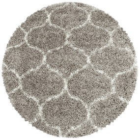 Ayyildiz Kusový koberec SALSA 3201, kulatý, Béžová Rozmer koberca: 200 cm KRUH