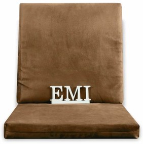 Poduška na stoličku hnedá EMI