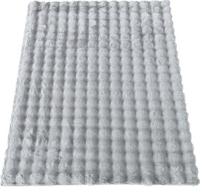 DY Sivý jemný koberec Rabbit Bubble 3D Rozmer: 80x150 cm