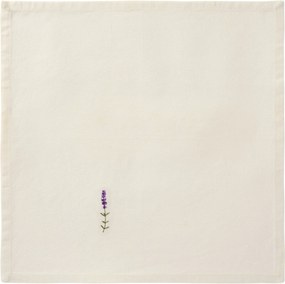 Ib Laursen Látkový obrúsok s výšivkou Flora Lavender