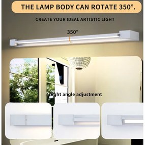 Brilagi-LED Kúpeľňové zrkadlo s osvetlením AQUA LINE LED/24W/230V 90 cm IP44 matný chróm