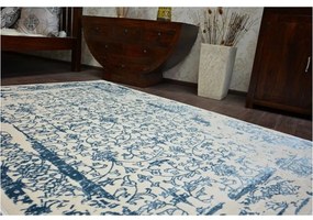 Luxusný kusový koberec akryl Icon modrý 2 80x150cm