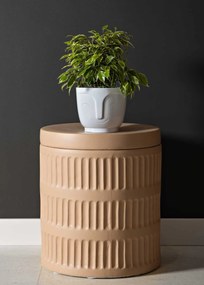 Kvetináč ZOE 16 cm sivý