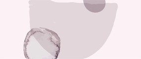 Obraz - Fialový minimalizmus N⁰2 (120x50 cm)