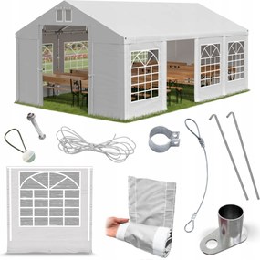 Predajné stany 5x8m Svadobné Párty stany Das 560 S