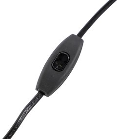 Stolná lampa v štýle Art Deco bronzová bez tienidla - Pisos