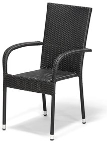 Záhradný jedálenský set Viking M + 4x ratanová stolička Paris