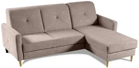 Rohová sedacia súprava Scandi NEW, strieborná (diosa 08)