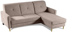 Rohová sedacia súprava Scandi NEW, strieborná (diosa 08)