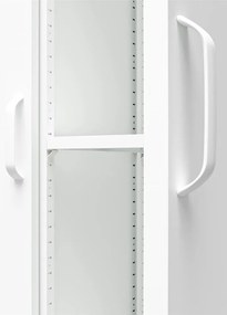 Biela kovová šatníková skriňa 90x185 cm Mission District - Støraa