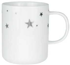 Räder Biely porcelánový hrnček SILVERSTAR