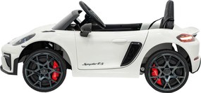 Ramiz Detské autíčko Porsche Spyder RS 718, biely lak