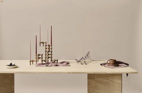 Stoff Nagel Vysoká sviečka STOFF Nagel by Ester&Erik Soft Rose – set 6 ks
