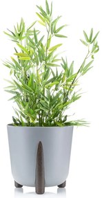 PLASTOVÝ KVETINÁČ MOSS ECO 28X30 CM SIVÁ