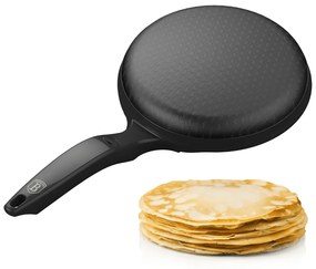 BerlingerHaus elektrická panvica na palacinky – Matte Black Collection BH-9655