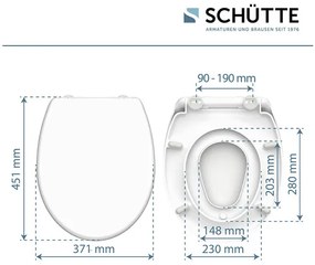 Schütte Duroplastová WC doska s integrovanou detskou doskou  (100367142)