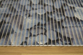 Kúpeľňová penová rohož  Softy-tex Kamienky modrá