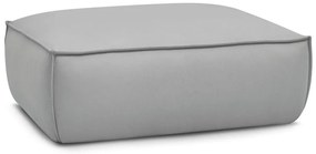 Svetlosivá podnožka z imitácie kože Boheme – Bobochic Paris