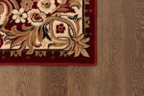 Koberec kráľovský bordový / béžový