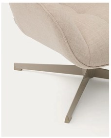 Béžové otočné kreslo Jaspe – Kave Home