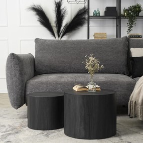 Set 2 ks konferenčných stolíkov Liloo (čierna) . Akcia -21%. Vlastná spoľahlivá doprava až k Vám domov. 1129183