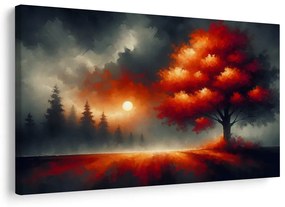 Obraz strom života v hmle