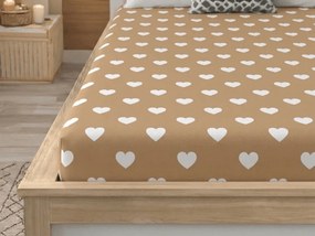 Obliečka z mikrovlákna CARAMHEART hnedé 180x200 cm