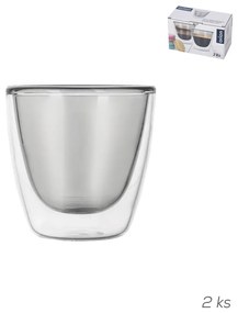 Sklenené hrnčeky na espresso v súprave 2 ks 110 ml – Orion