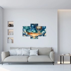 Obraz - Lietať nočnou oblohou (90x60 cm)