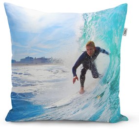 Sablio Vankúš surfista na vlne - 60x60 cm