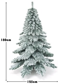 Umelý vianočný stromček so snehom | 180 cm