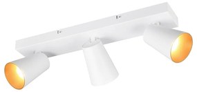 Biele bodové svietidlo ø 8 cm Sharp – Trio