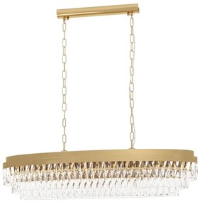 Eglo 39463 - Luster na reťazi VALPARAISO 13xE14/40W/230V zlatá
