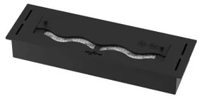 InFire - Vstavaný BIO krb 7,5x50 cm 3,5kW čierna