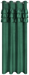 ZATEMŇOVACÍ ZÁVES NA KRÚŽKOCH SAMI 140X250 CM TMAVOZELENÁ