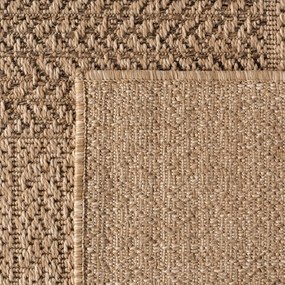 Hnedý okrúhly vnútorný a vonkajší koberec ø 160 cm Timber 1405 – Ayyildiz Carpets
