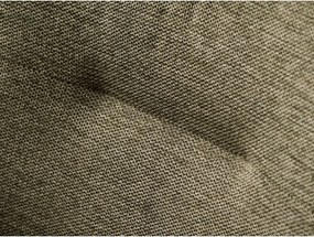 Zelené čalúnené jedálenské kreslo s podrúčkami Roxana – Unique Furniture