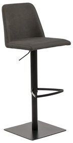 Antracitová barová stolička s nastaviteľnou výškou (výška sedadla 78,5 cm) Avanja – Actona