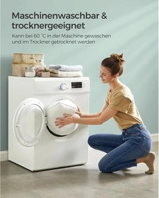 Vankúš 80 x 80 cm, náplň 1500 g, s úložným vakom, biely