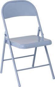 Ib Laursen Skladacia stolička Metal Light Blue