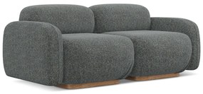 Sivá pohovka 190 cm Ailani – Makamii