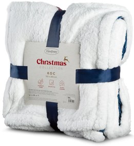 CHLPATÁ VIANOČNÁ DEKA NORDIC1 150X200 CM VZOROVANÁ