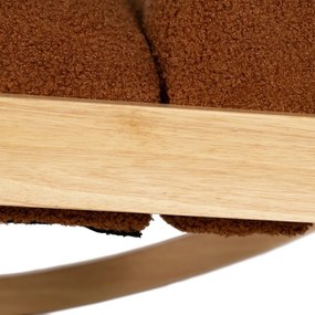 Hnedé hojdacie kreslo – Ixia