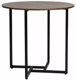Okrúhly jedálenský stôl ALTO II 80 cm, dekor rustikálne hnedá
