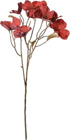 Dekorácia umelá kvetina s červenými kvetmi Chic Red - 12*8*72 cm