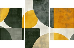 Obraz - Abstrakcia v olivovej farbe (90x60 cm)